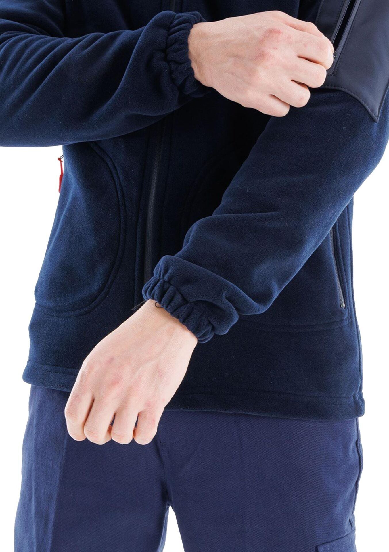Safesawa Carlo Softshell Omuzlu Polar Ceket Lacivert 280 gsm iş güvenliği ürünü