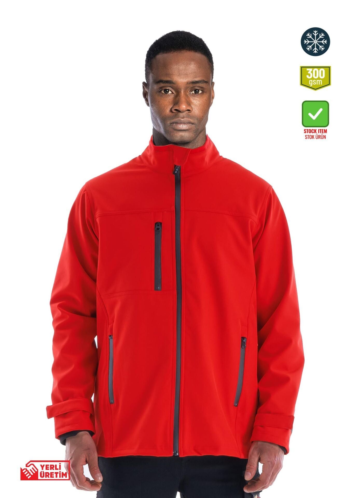 Safesawa Dark Softshell İş Ceketi  300 gsm iş güvenliği ekipmanı