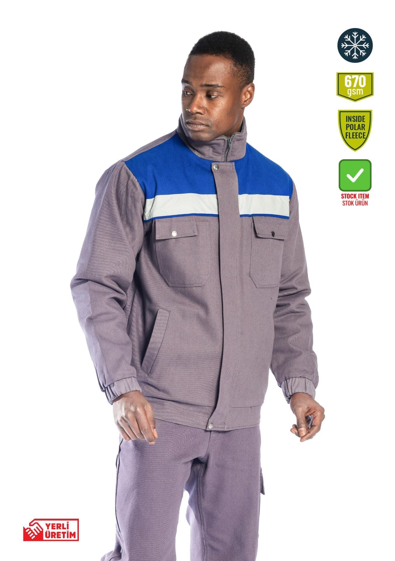 Safesawa Oscar Mont Polar Astarlı 670 gsm iş güvenliği ürünü