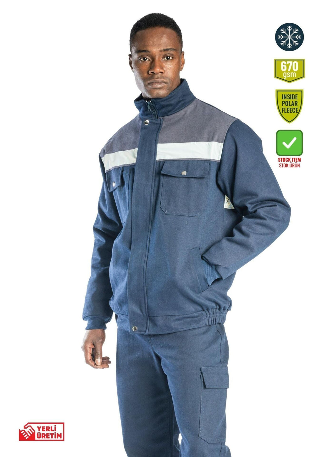 Safesawa Oscar Mont Polar Astarlı 670 gsm iş güvenliği ekipmanı