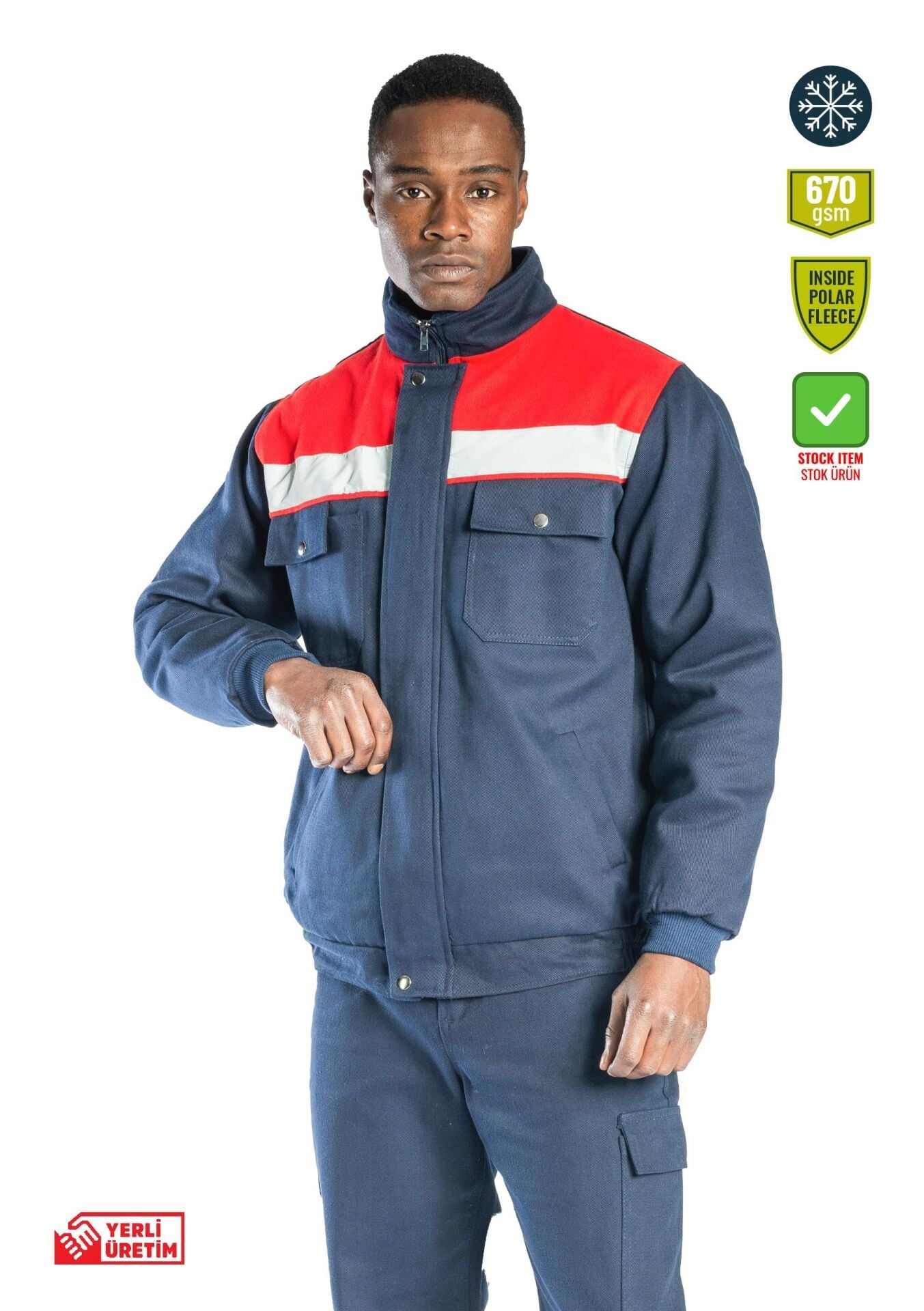 Safesawa Oscar Mont Polar Astarlı 670 gsm iş güvenliği ekipmanı