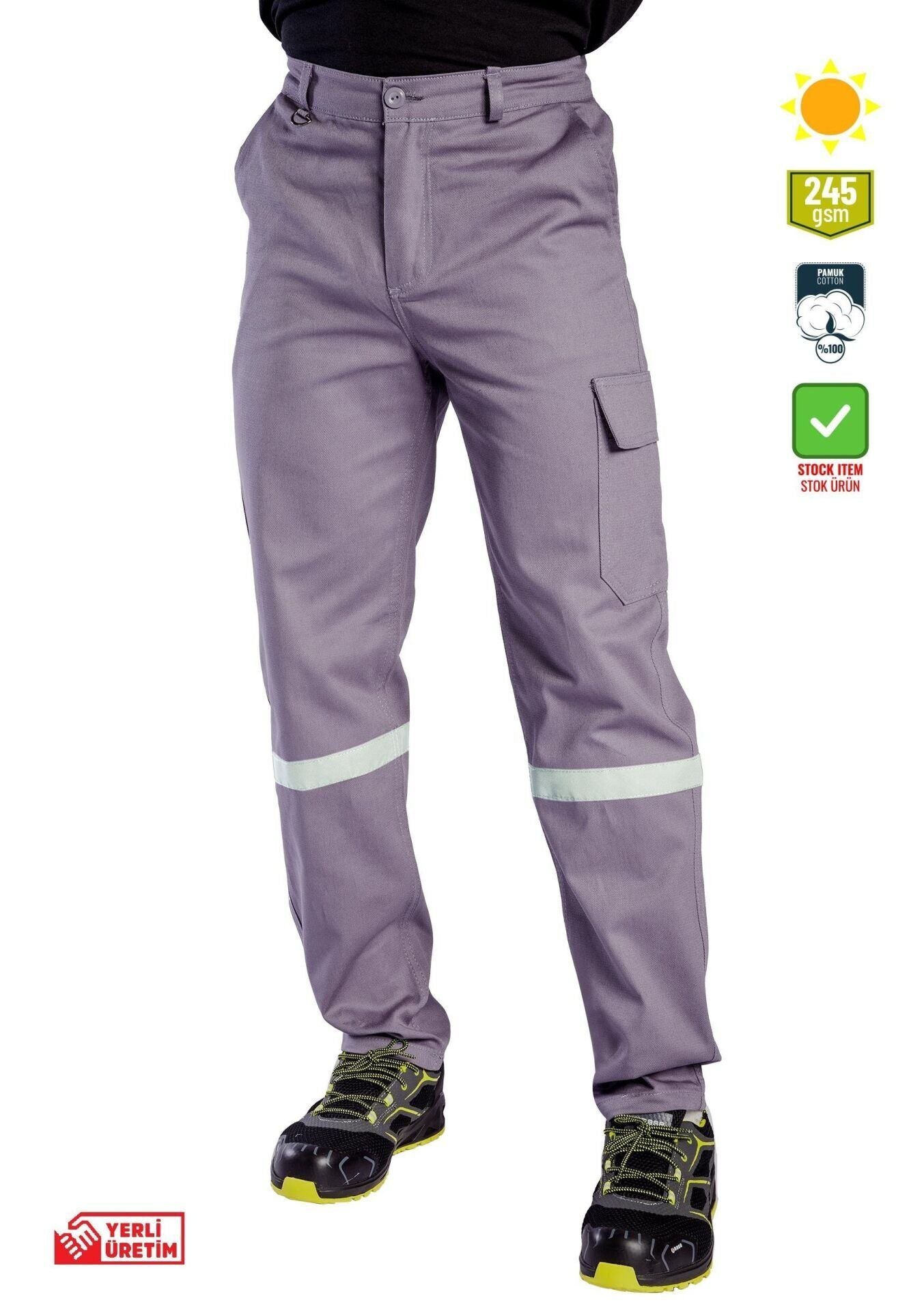 SafeSawa Oscarthin Yazlık İş Pantolonu Pamuklu 245 gsm iş güvenliği ekipmanı