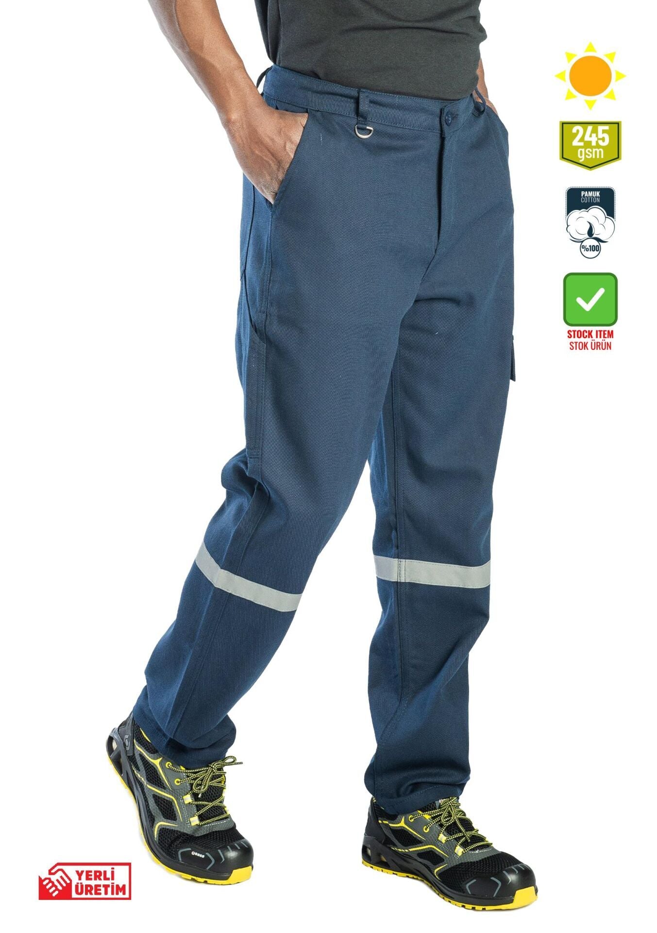SafeSawa Oscarthin Yazlık İş Pantolonu Pamuklu 245 gsm koruyucu ürün görseli