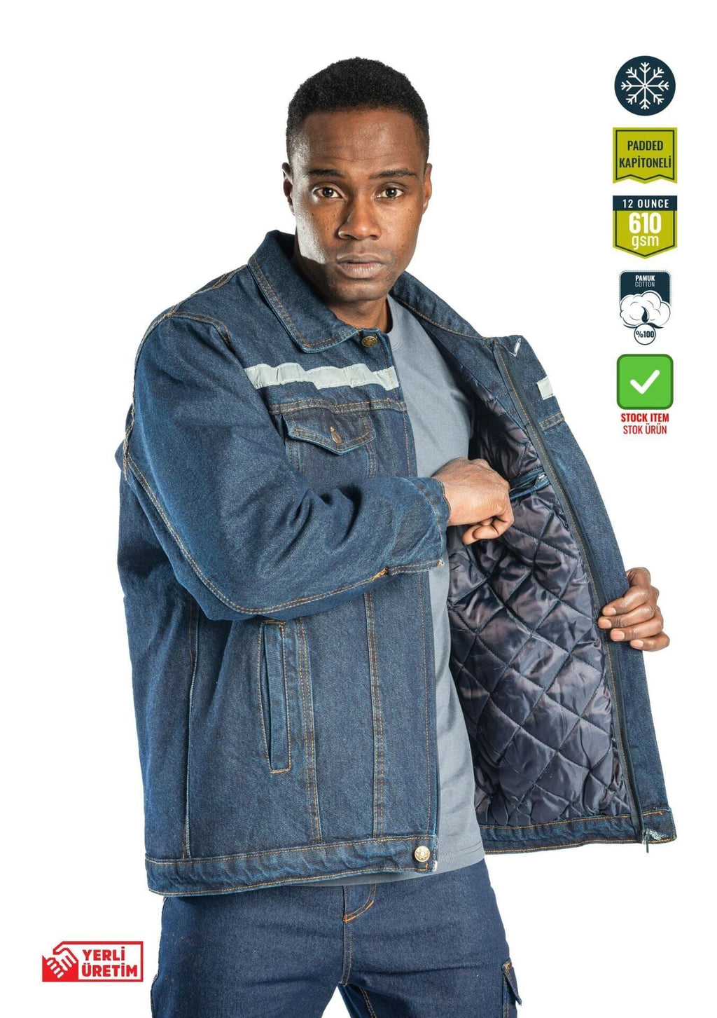 Safesawa Ranger Kapitoneli Kot Mont 600 gsm iş güvenliği ekipmanı