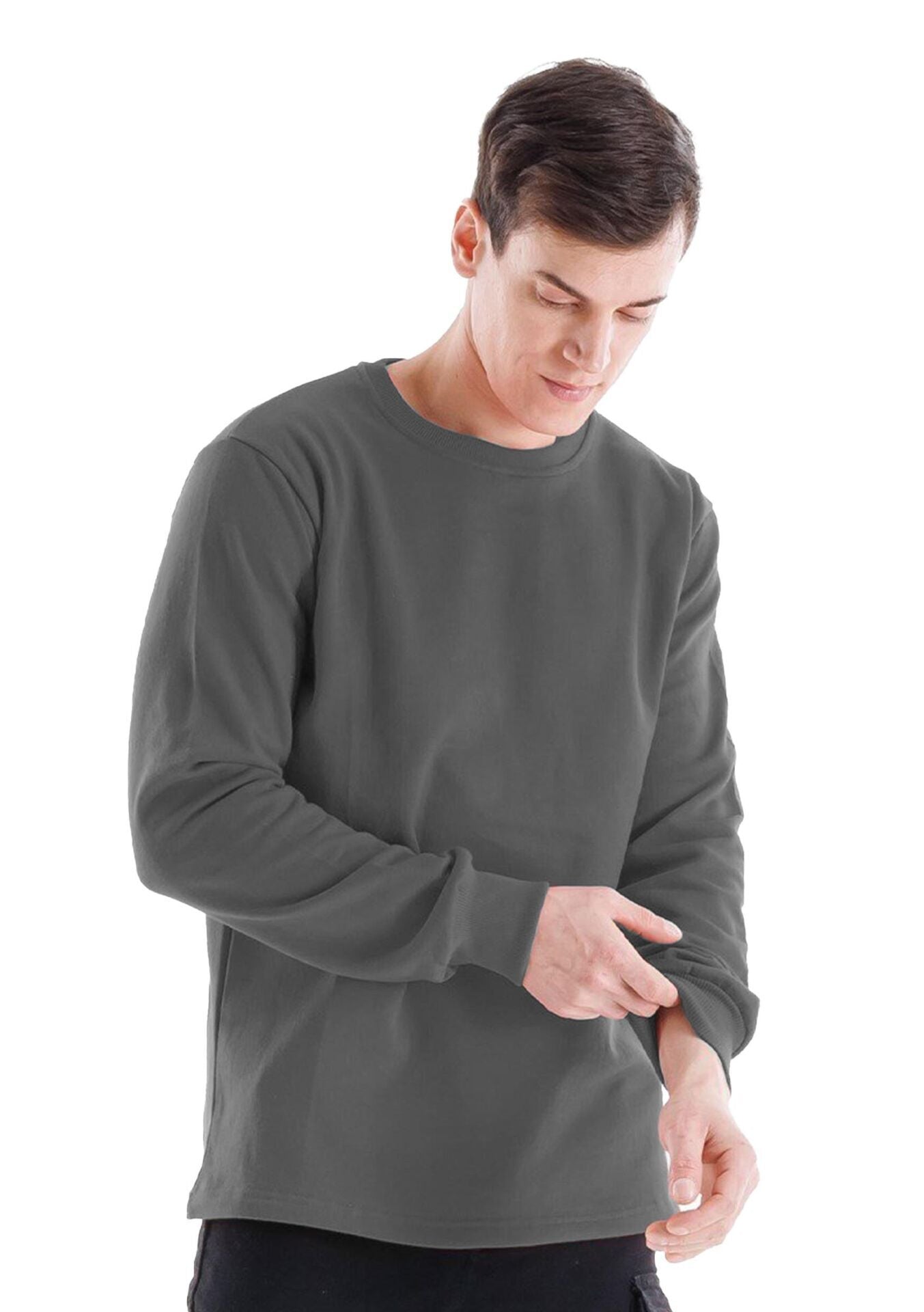 Safesawa Regular Bisiklet Yaka Sweatshirt  240 gsm iş güvenliği ekipmanı