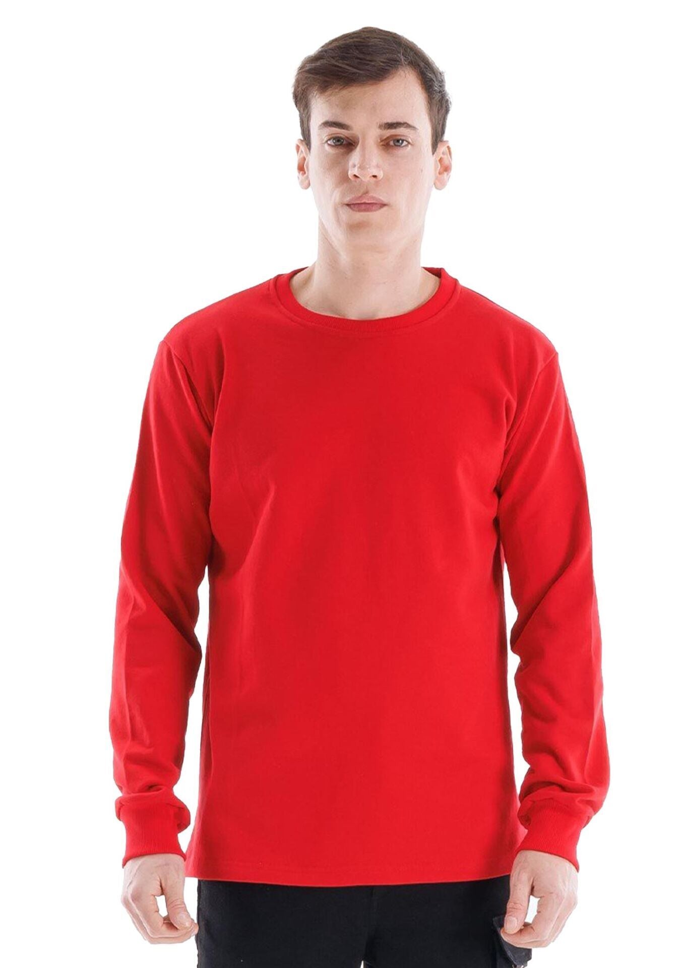 Safesawa Regular Bisiklet Yaka Sweatshirt  240 gsm iş güvenliği ürünü