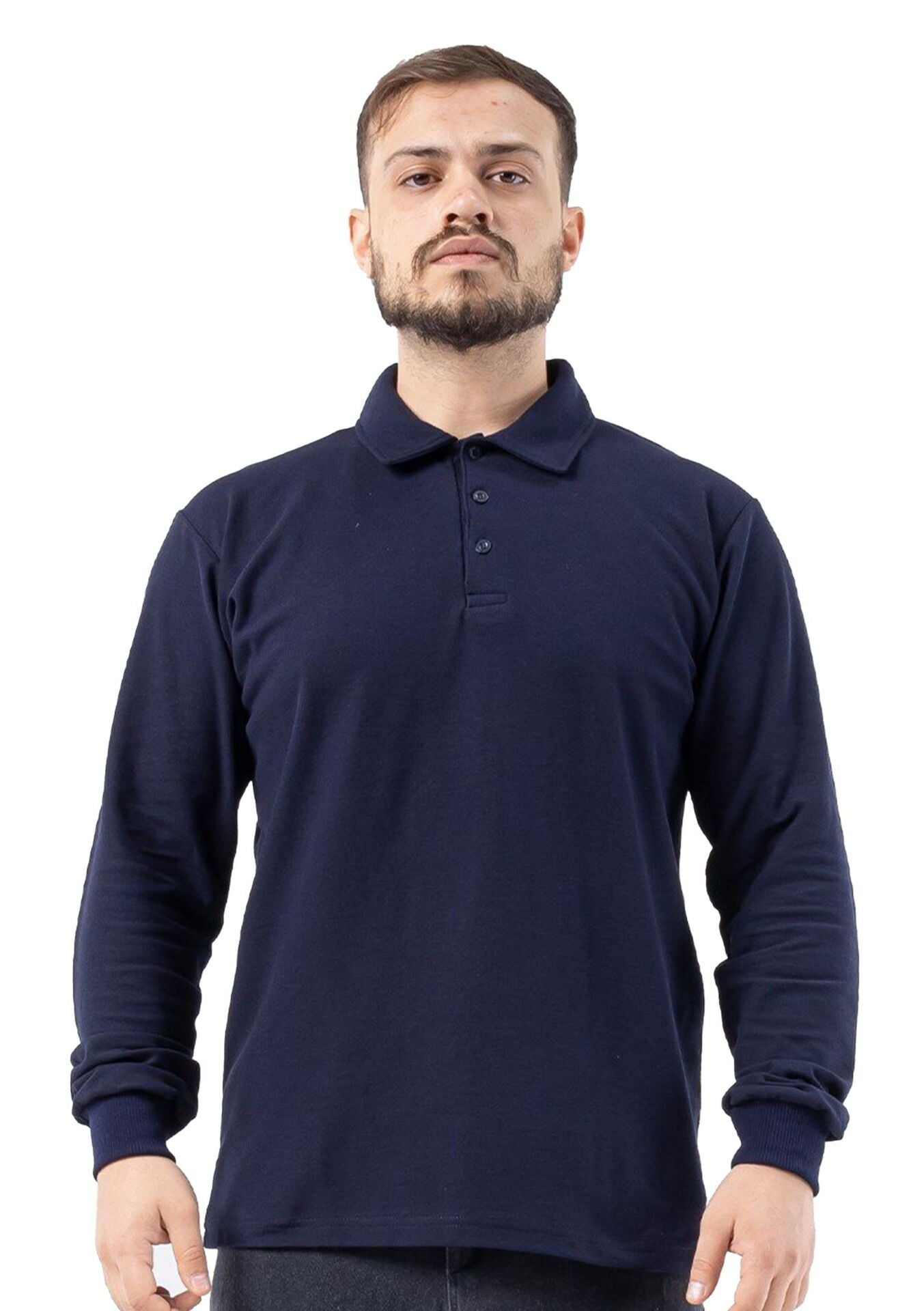 Safesawa Regular Polo Pike Uzun Kollu Tişört 200 gsm iş güvenliği ürünü