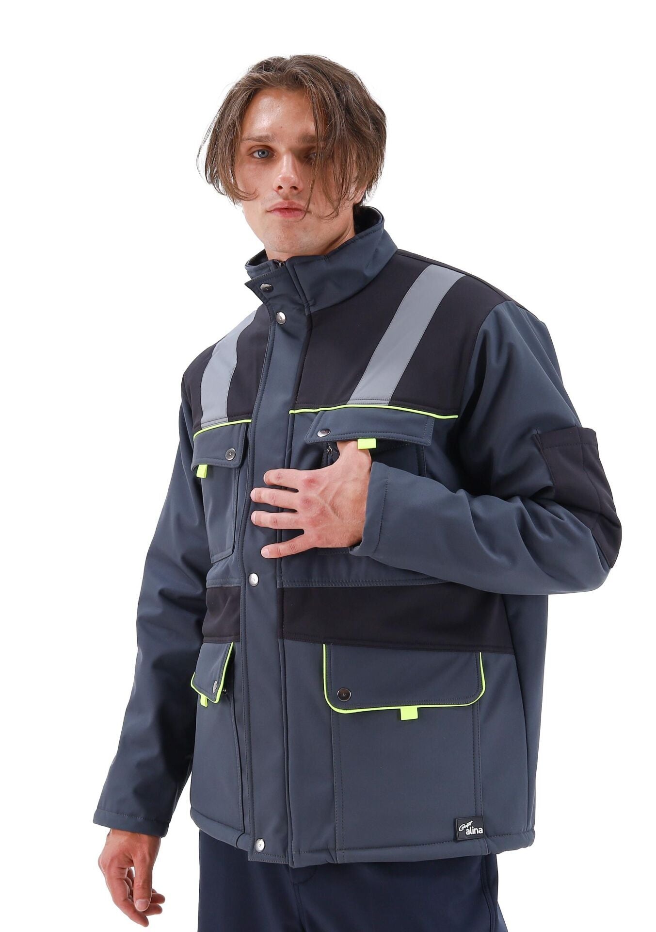 Safesawa Tork Softshell Kaban Kapitoneli 5 cm Reflektörlü iş güvenliği ürünü
