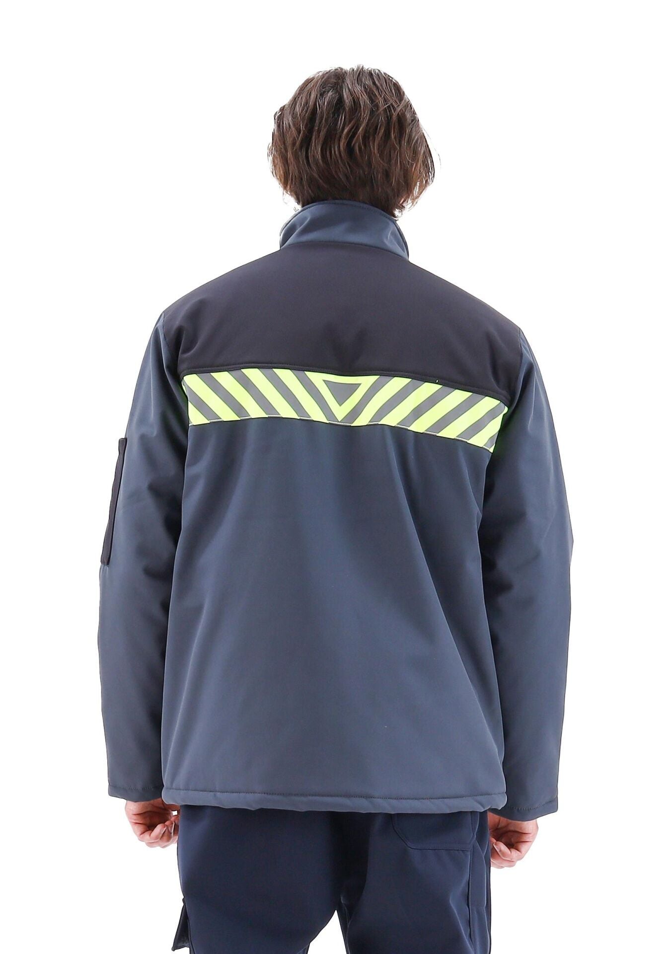 Safesawa Tork Softshell Kaban Kapitoneli 5 cm Reflektörlü iş güvenliği ekipmanı