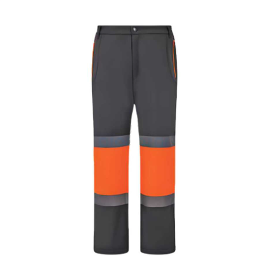 IZRASA™ Softshell Dizler Oxford Reflektörlü Gri Pantolon iş güvenliği ekipmanı