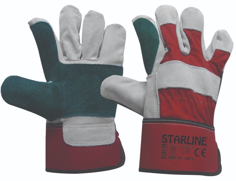 Starline E-051-YS Deri Montaj Eldiveni No:10 XL iş güvenliği ekipmanı