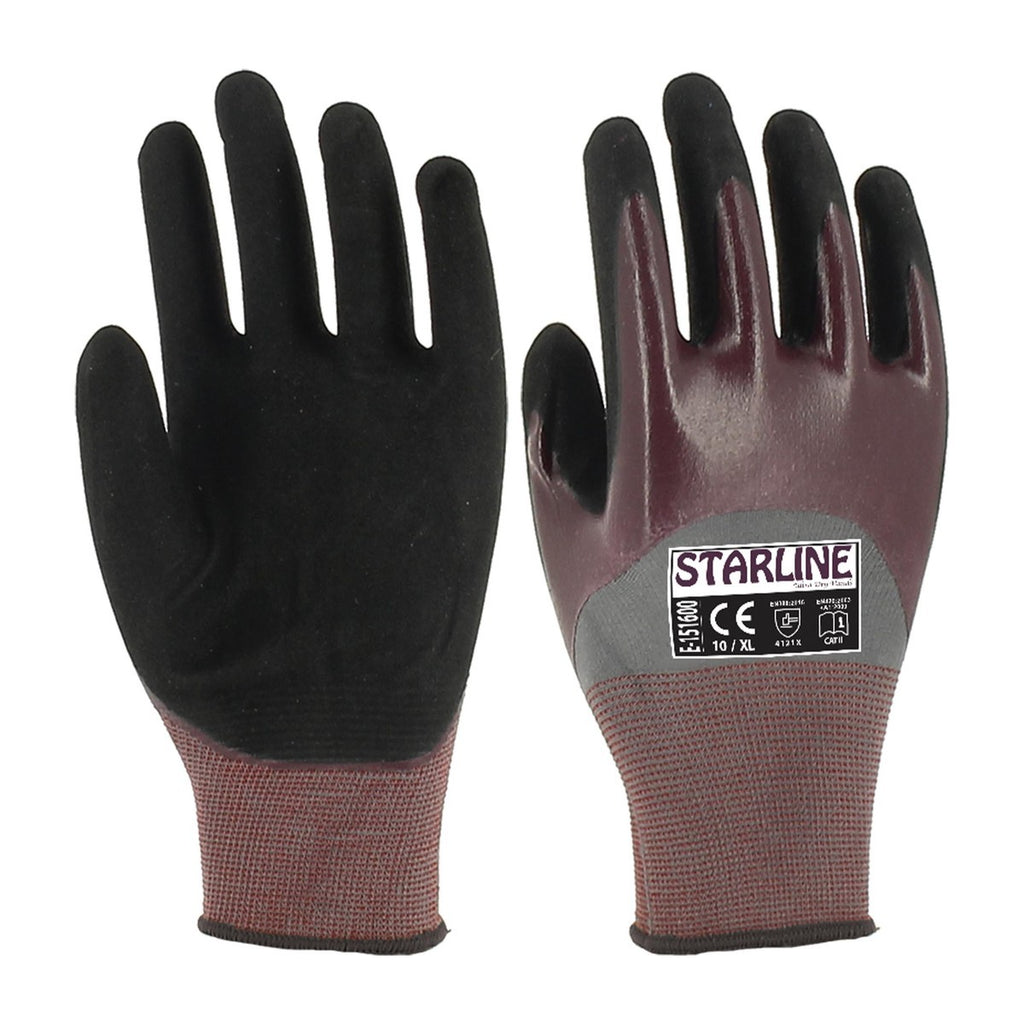 Starline E-151600 Köpük Nitril Kaplı İş Eldiveni
