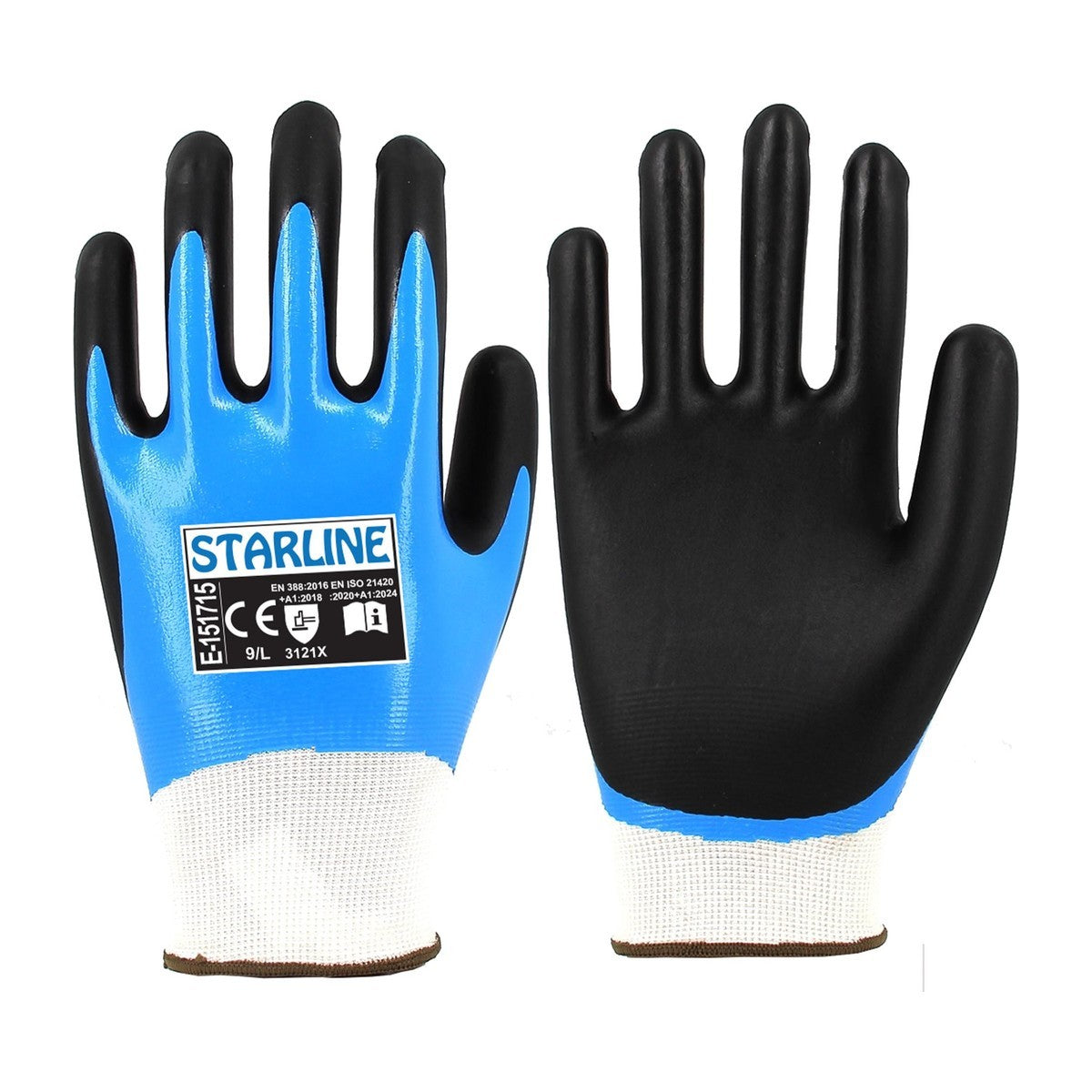 Starline E-151715 Köpük Nitril Kaplı İş Eldiveni