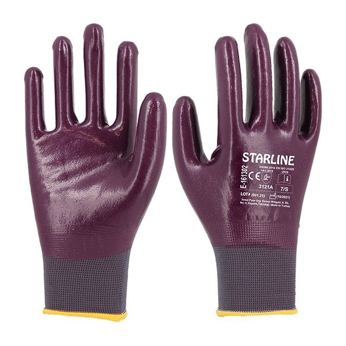 Starline E-161302 Nitril Kaplı İş Eldiveni – görsel 2