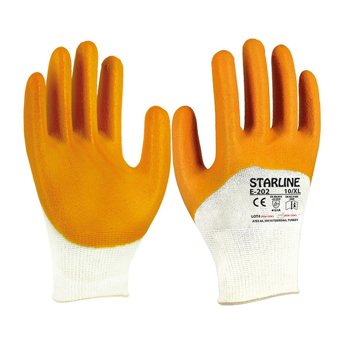 Starline E-202 Nitril Kaplı İş Eldiveni