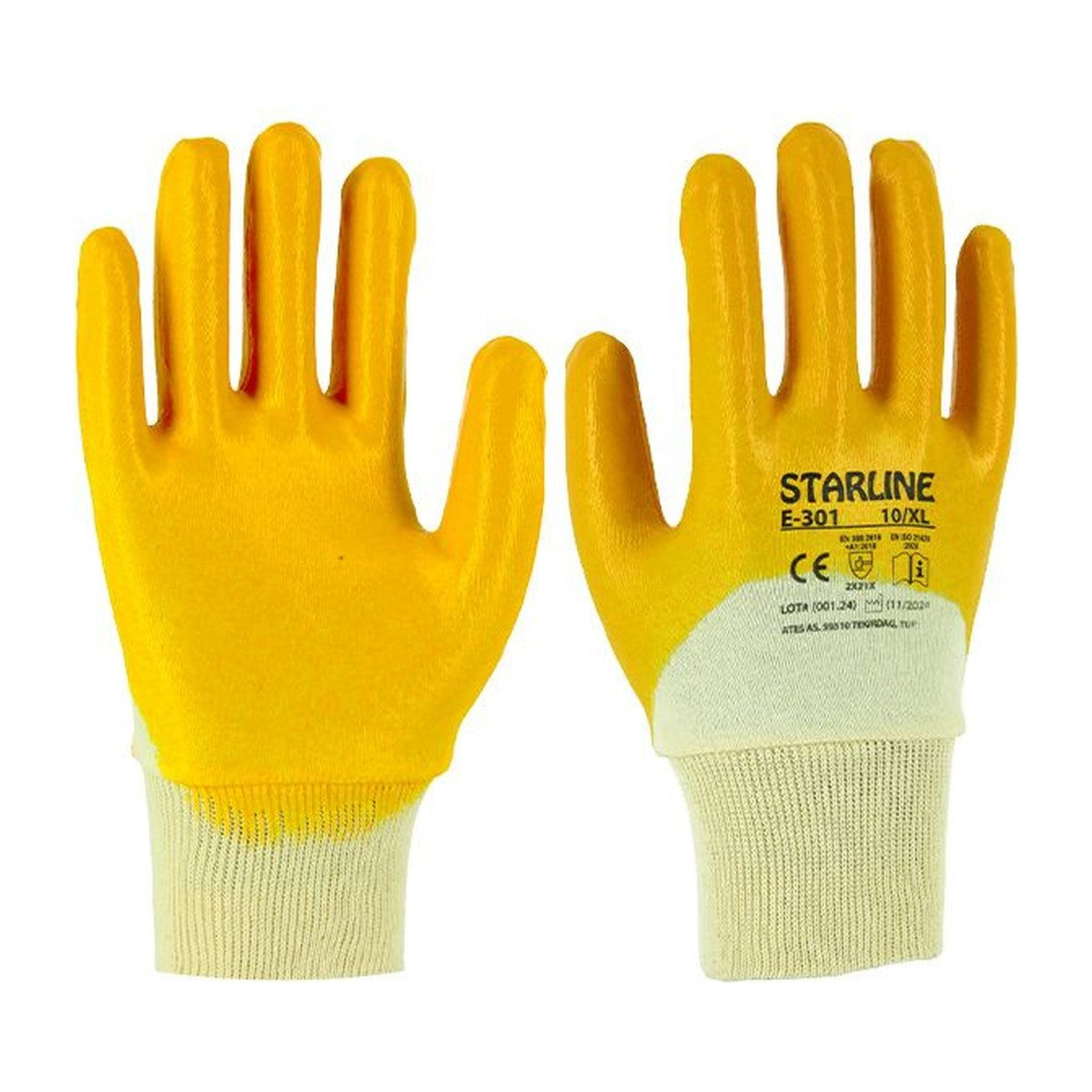 Starline E-301 Nitril Kaplı İş Eldiveni – görsel 2