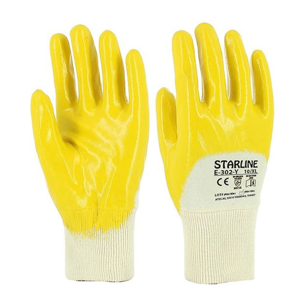 Starline E-302-Y Nitril Kaplı İş Eldiveni – görsel 2