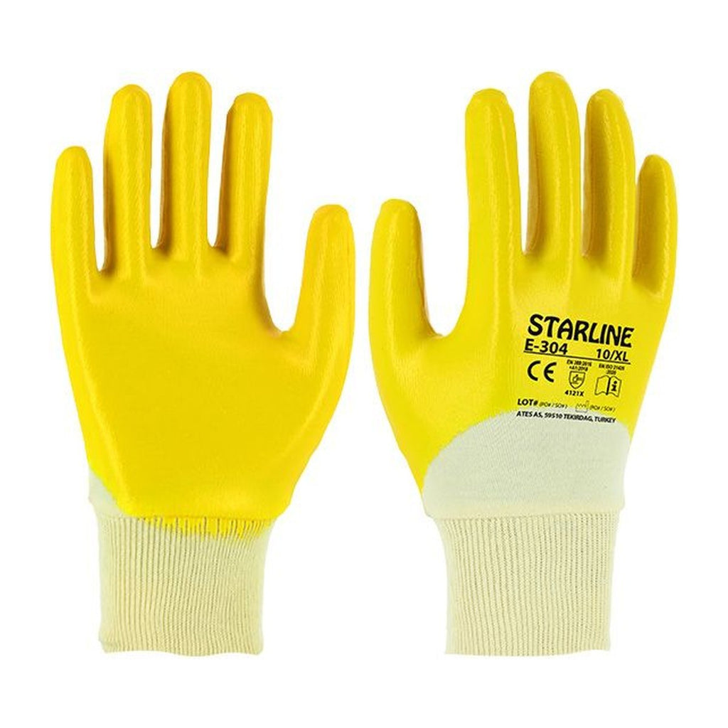Starline E-304 Nitril Kaplı İş Eldiveni – görsel 2