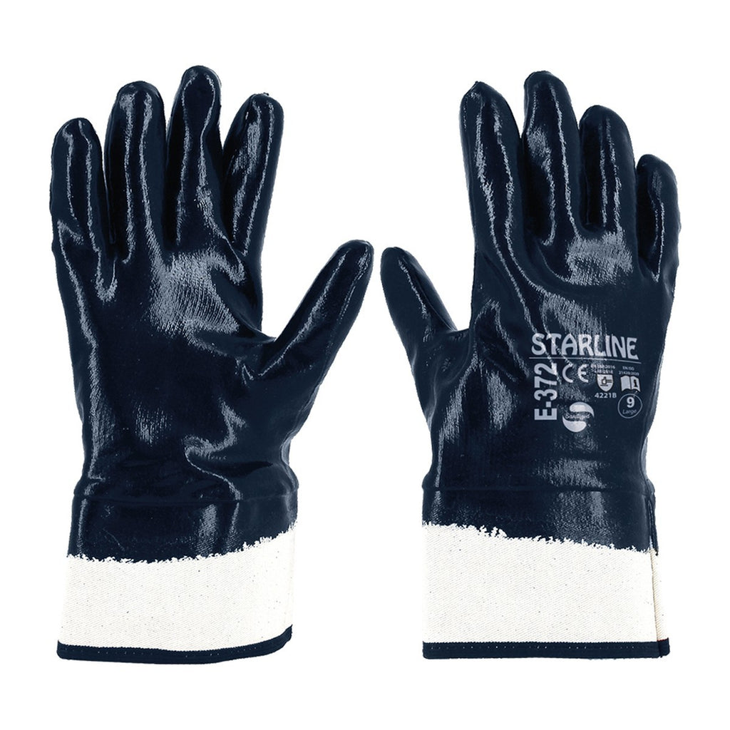Starline E-372 Nitril Kaplı B Seviye Kesilmeye Dirençli Eldiven