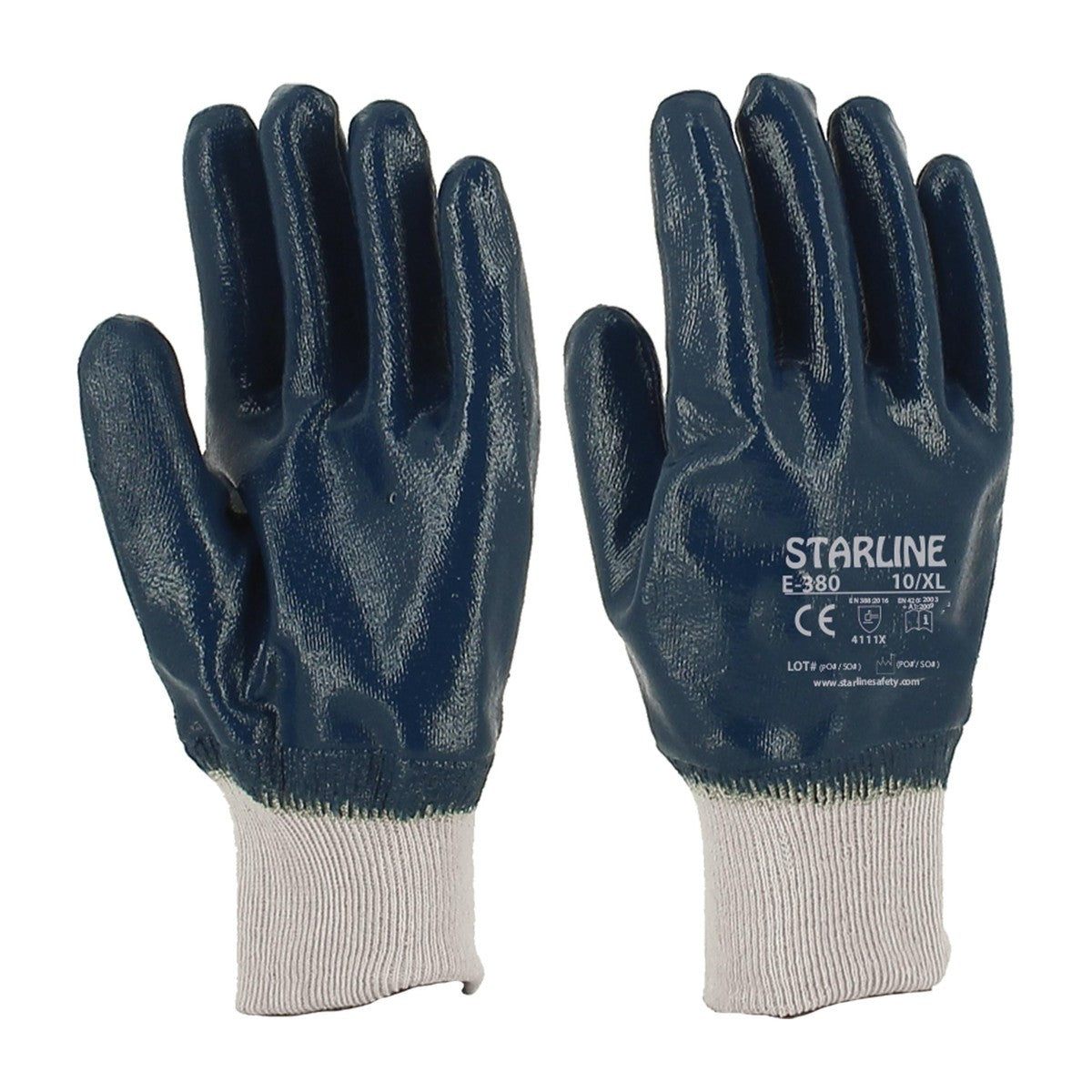 Starline E-380 Nitril Kaplı İş Eldiveni