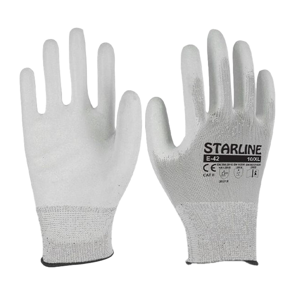 Starline E-42 Antistatik PU Kaplı Hassas Montaj Eldiveni