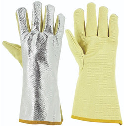 Starline S2TKTKA/15 Aramid Alüminize Isı ve Kesilme Dirençli İş Eldiveni 35 cm