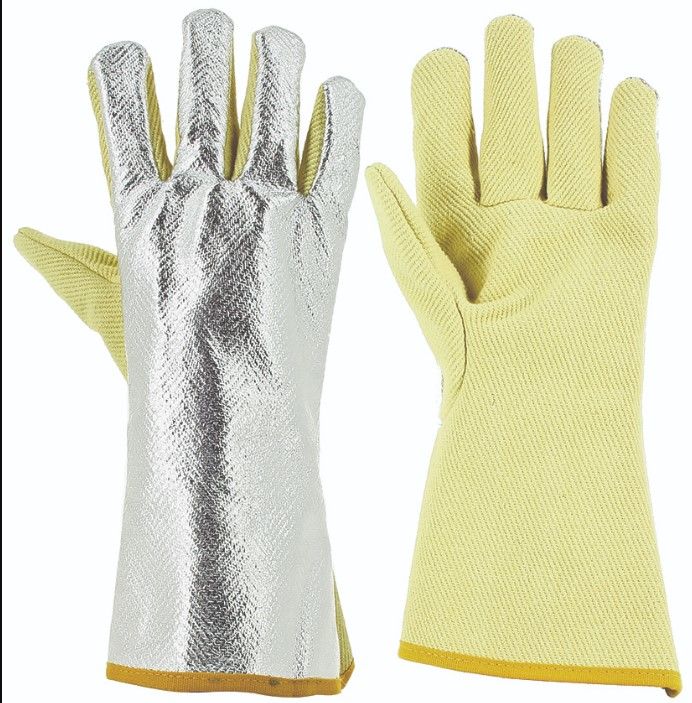 Starline S2TKTKA/15 Aramid Alüminize Isı ve Kesilme Dirençli İş Eldiveni 35 cm iş güvenliği ekipmanı