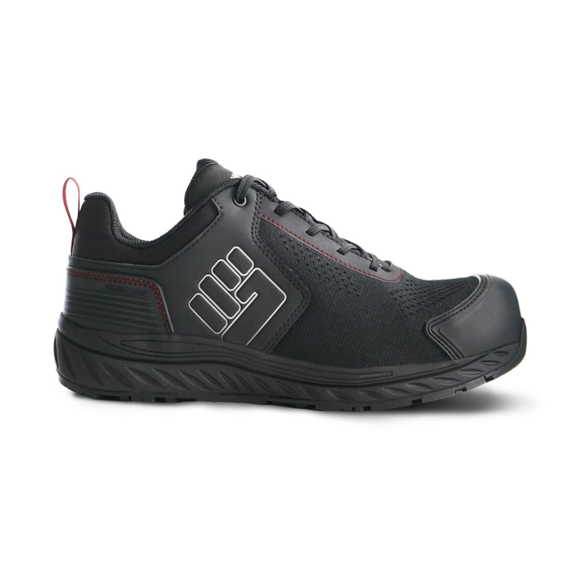 Toworkfor Spark Low Black SB SR PL CS E Kompozit Burun İş Ayakkabısı