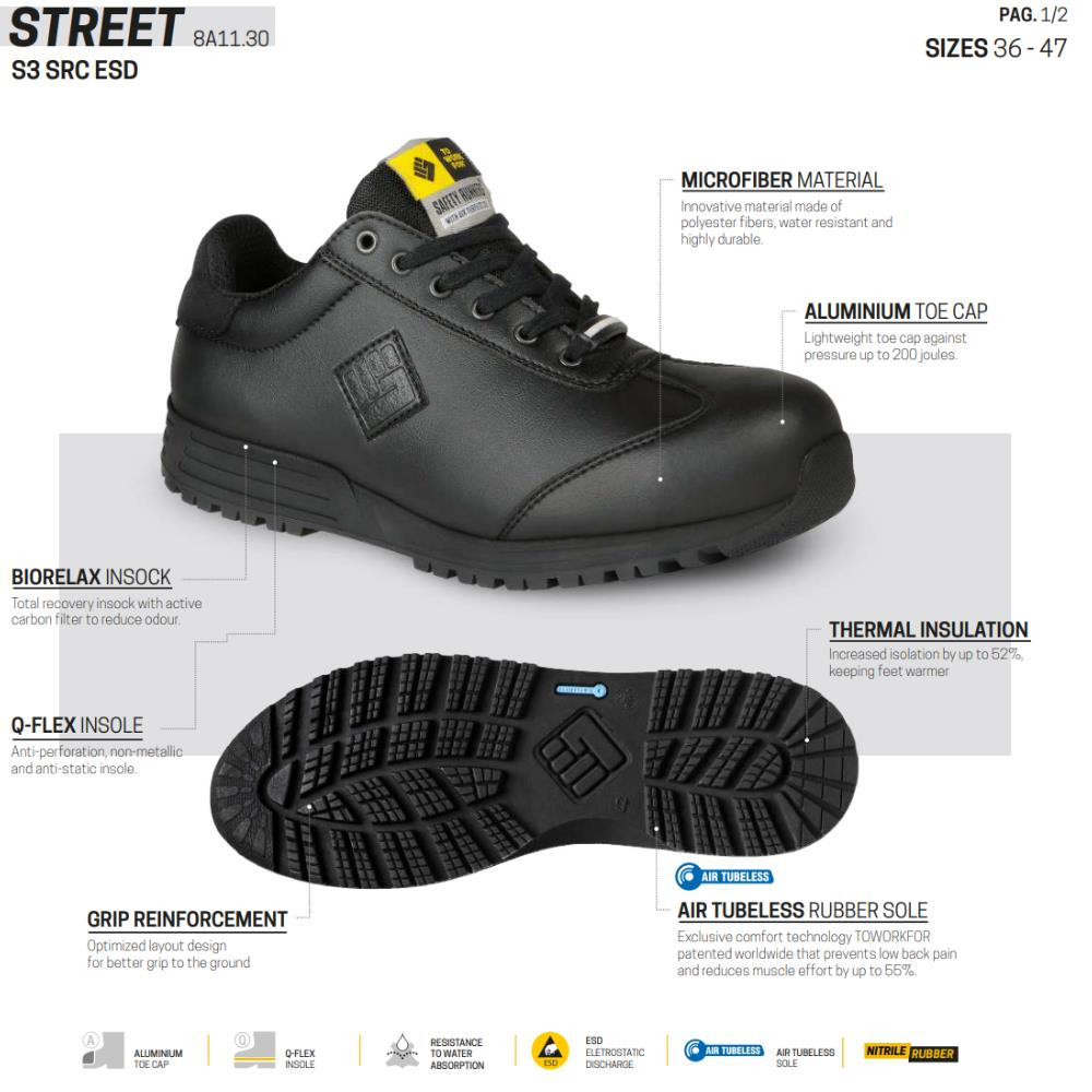 Toworkfor Street S3 iş güvenliği ürünü