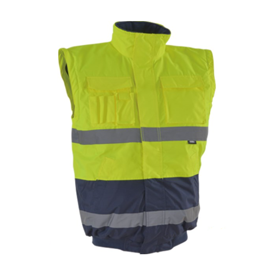 Vizwell™ 300 D Oxford Reflektörlü Kolları Çıkmalı İki Renki Pilot Mont koruyucu ürün görseli