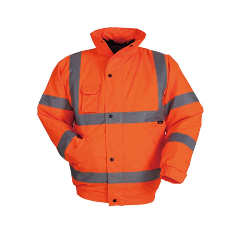 Vizwell™ 300 D Oxford Reflektörlü Bomber Mont iş güvenliği ekipmanı
