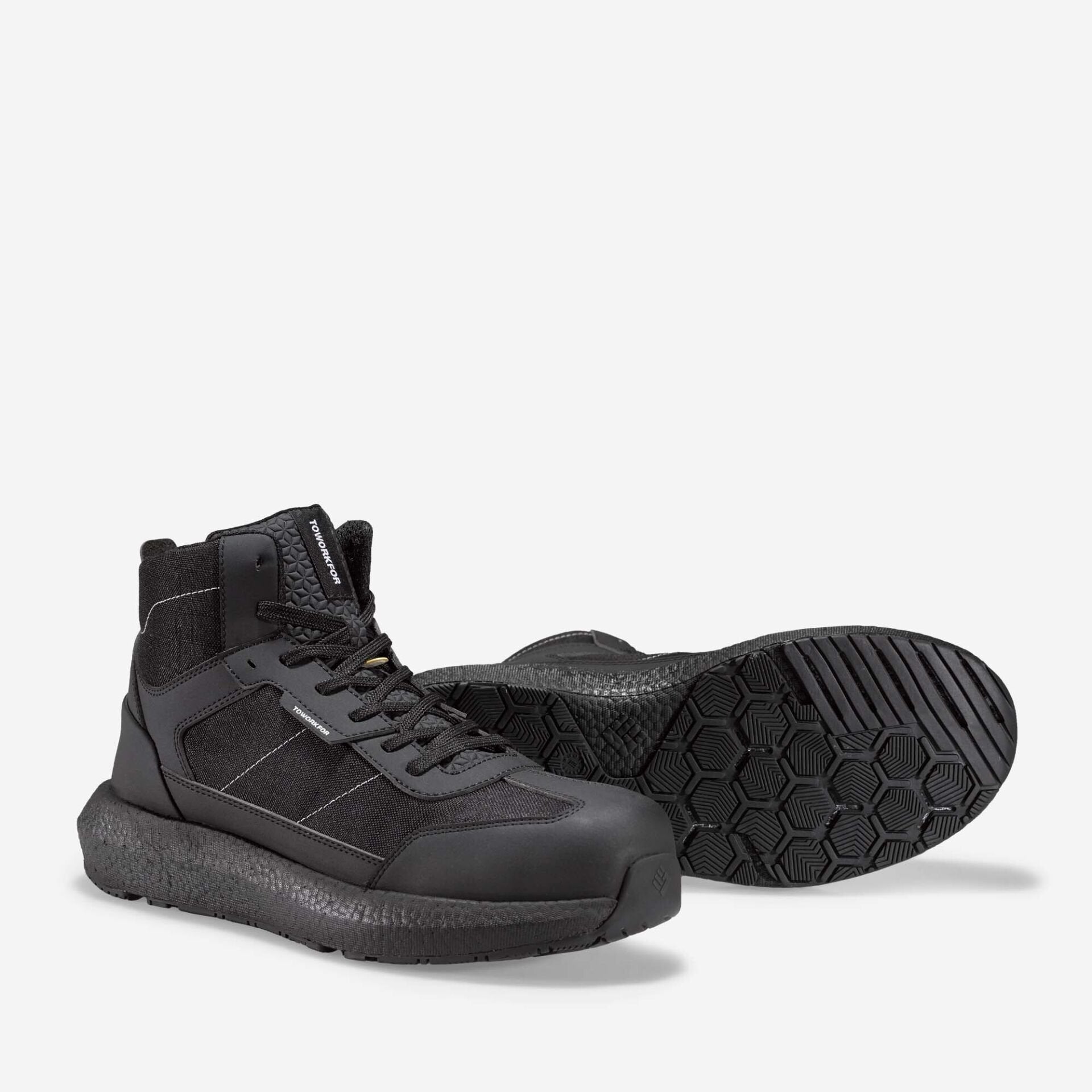 Zero All Black Boot | S3S | SR | ESD Kompozit Burun İş Botu