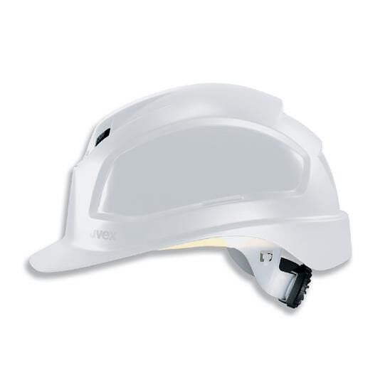 Uvex 9772030 BWR- Beyaz Baret	Mühendis Uzun Siper + HDPE +  6 Nokta İçlik + Ter Bandı | EN 397