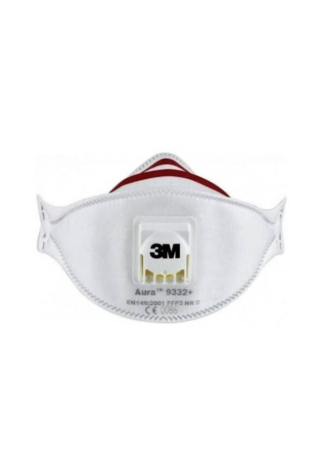 3m Aura 9332 Ffp3 Ventilli Solunum Koruyucu Maske - 10`lu Paket