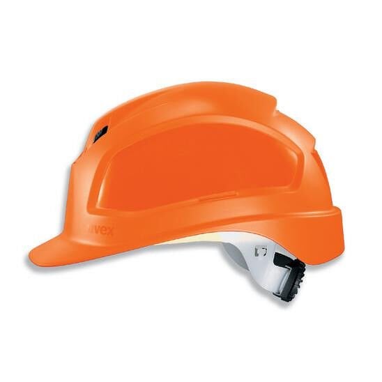 Uvex 9772230 BWR- Turuncu Baret Uzun Siper + HDPE +  6 Nokta İçlik + Ter Bandı | EN 397