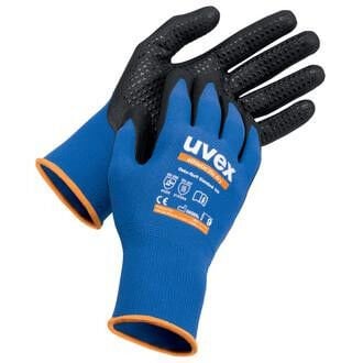 Uvex 60033	Athletic Lite Dry Montaj Eldiveni Nitril Kauçuk (NBR) + Uzunluk 24 cm Mavi Siyah	| EN 388:4131X /EN 407:X1XXXX