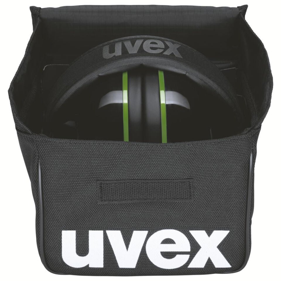 Uvex 2630010 K10 Katlanır Kafa Bantlı Kulaklık SNR 30 dB  Yeşil - Siyah | EN 352-1
