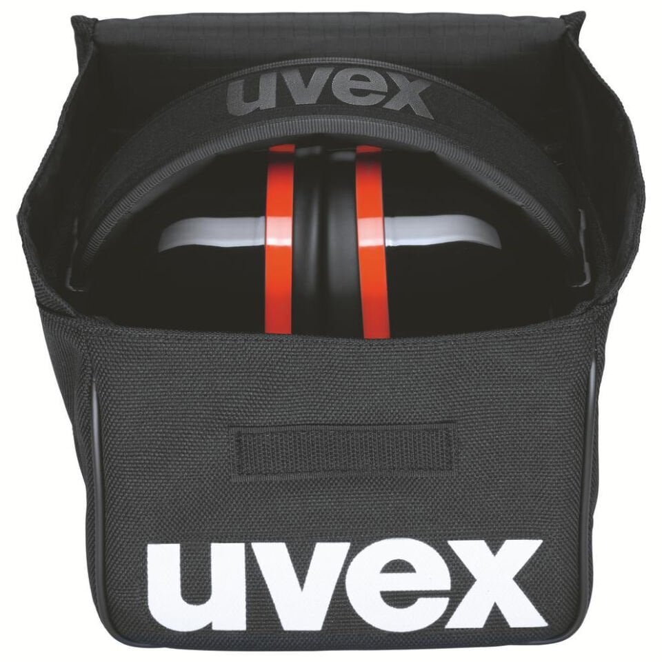Uvex 2630030 K30  Katlanır Kafa Bantlı Kulaklık | 36 dB | Kırmızı - Siyah | EN 352-3