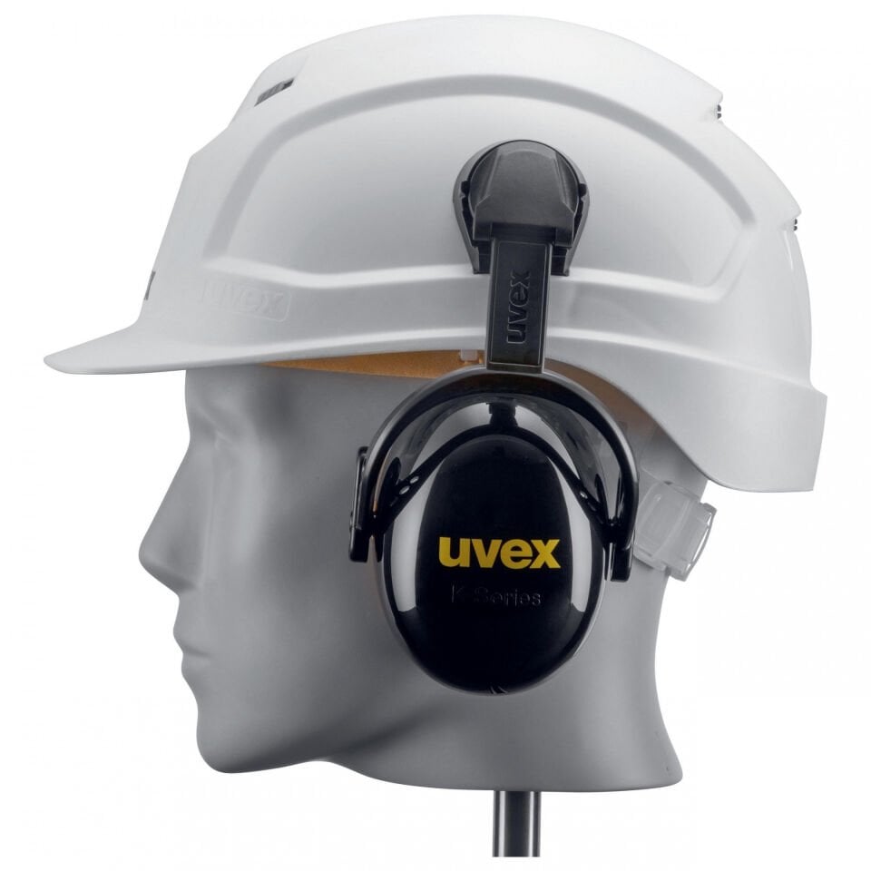 Uvex 2630220 K20H Barete Takılabilir Kulaklık	| 30 dB | Sarı - Siyah | EN 352-3