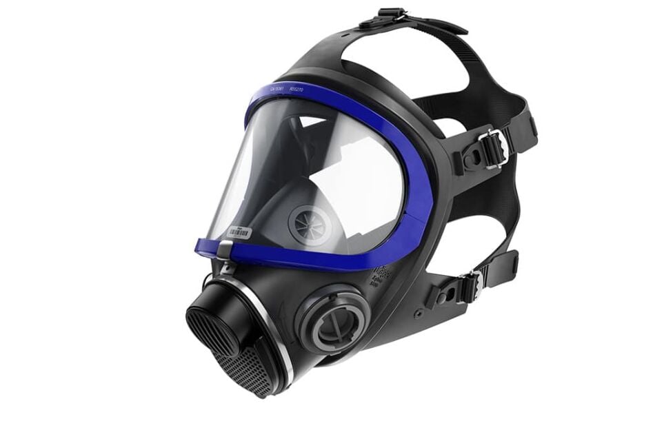 Dräger X-plore 5500 Tam Yüz Maskesi | Bayonet Filtre Uyumlu | Geniş Görüş ve Maksimum Koruma