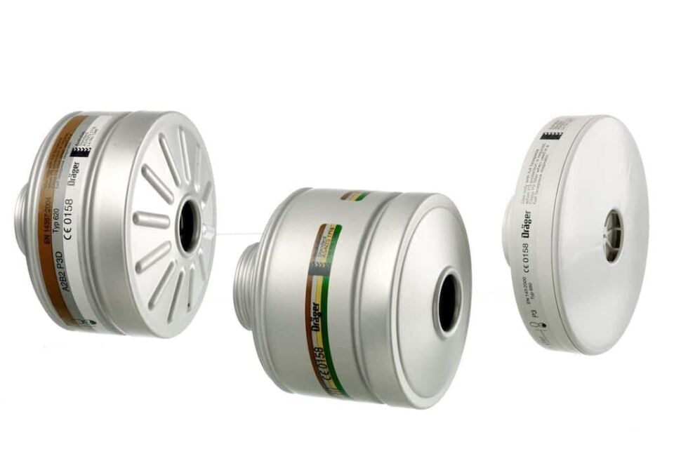 Dräger X-plore Rd40 A1B2E2K1 Hg CO NO P3  | Vidalı Filtre Serisi | Gaz, Buhar ve Partikül Koruması | EN 148-1