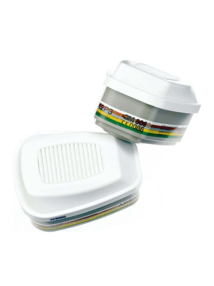 3M 6099 A2B2E2K2HgP3 + Formaldehit Asit Amonyak Gaz Buhar ve Partikül Filtresi