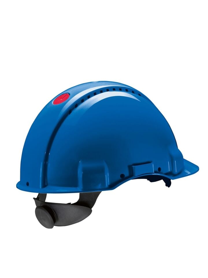 3M G3000 Mavi Baret Uvicator Mandallı Havalandırmalı Plastik Ter Bantlı