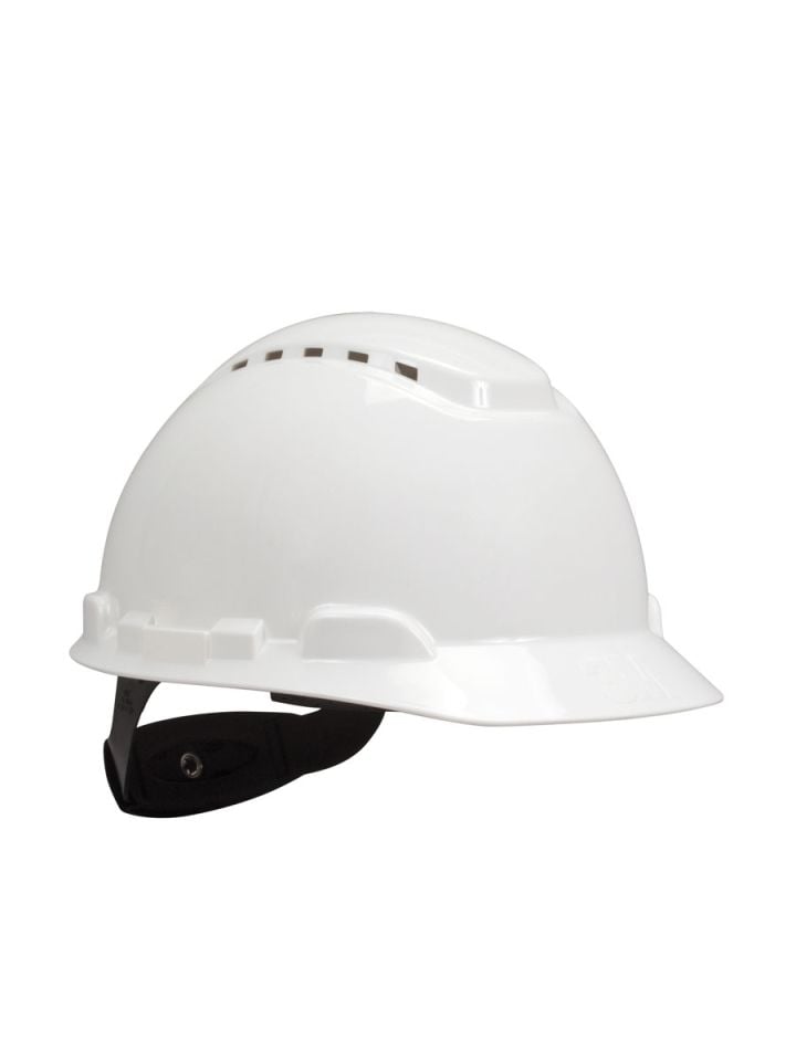 3M H700NVI Beyaz Baret Mandallı Havalandırmalı Plastik Ter Bantlı
