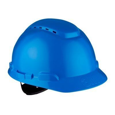 3M H700 Mavi Baret Mandallı Havalandırmalı Plastik Ter Bantlı