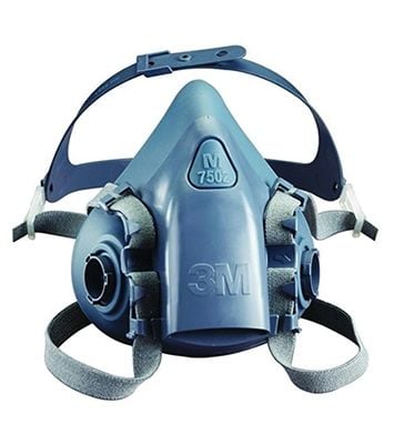 3M 7502 Yarım Yüz Gaz ve Toz Maskesi Orta Boy (Hızlı Tak-Çıkar)