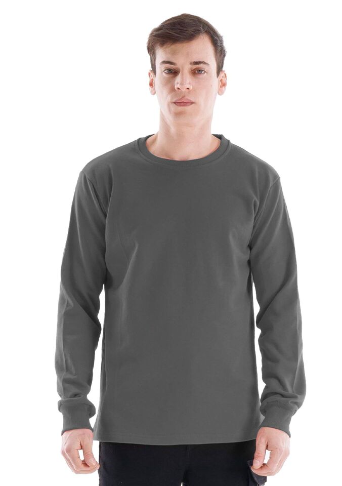 Safesawa Regular Bisiklet Yaka Sweatshirt  240 gsm