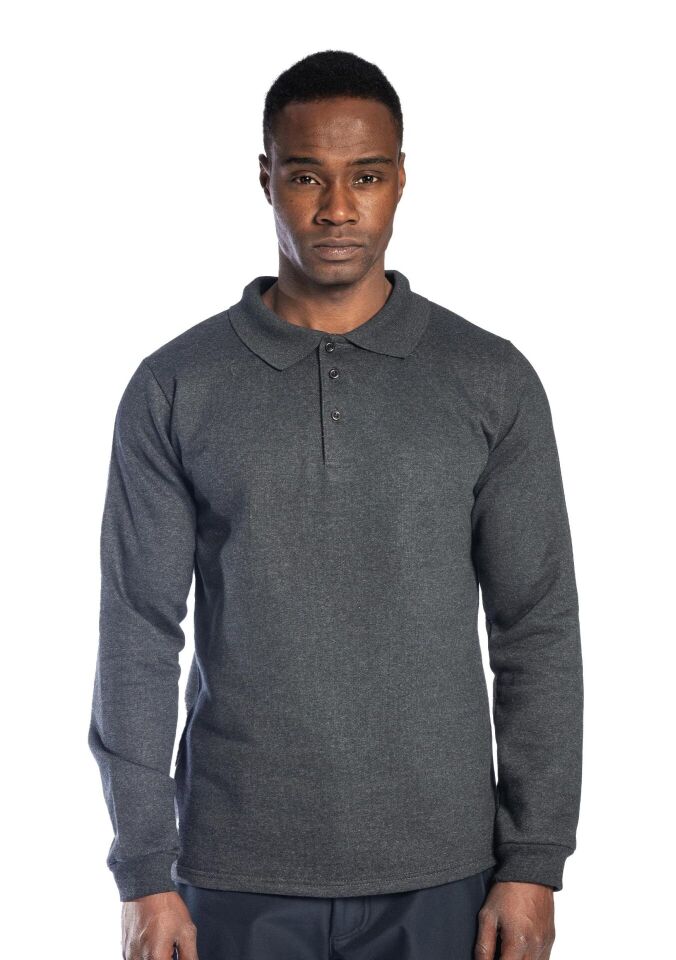 Safesawa Regular Polo Sweatshirt Pamuklu 240 gsm