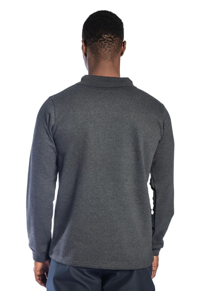 Safesawa Regular Polo Sweatshirt Pamuklu 240 gsm