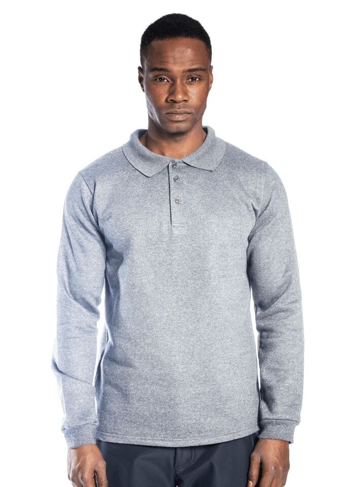 Safesawa Regular Polo Sweatshirt Pamuklu 240 gsm